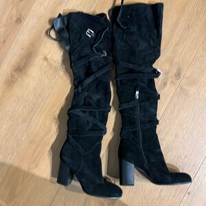 Knee black boots, sam edelman